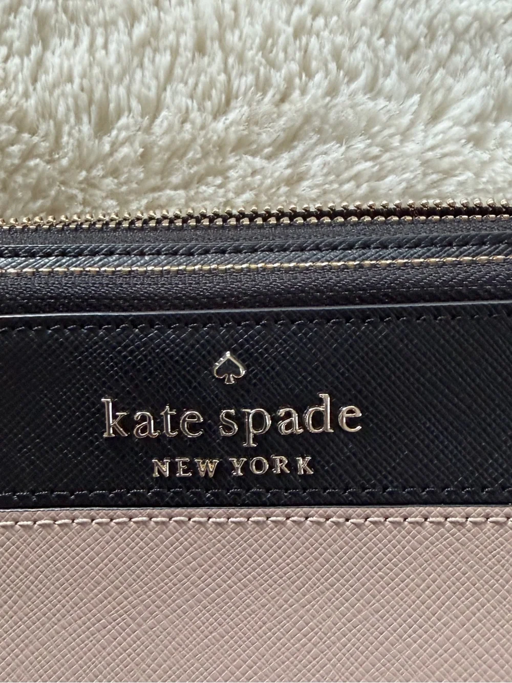 Kate Spade Staci Colorblock Saffiano Leather Zip Around Wallet